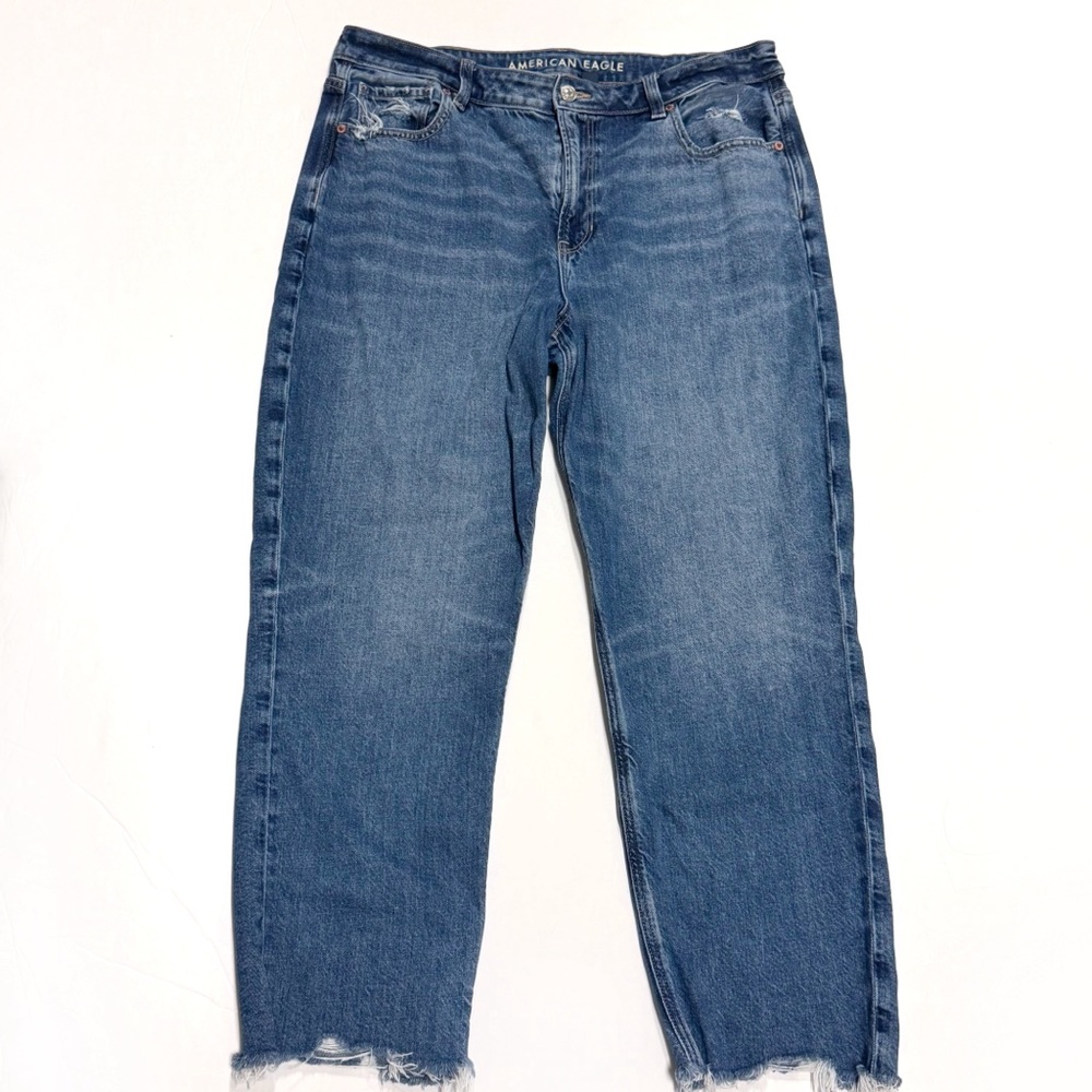 American Eagle Outfitters Blue Straight Leg Jeans